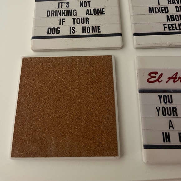 Iconic El Arroyo Austin, TX square coasters - Picture 2 of 2